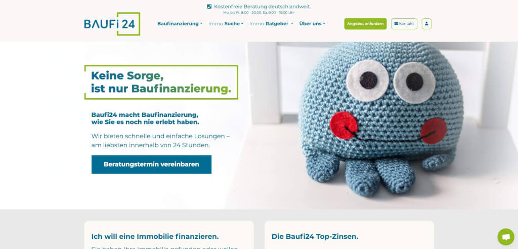 Baufi24 Baufinanzierung online Digital Affin 1