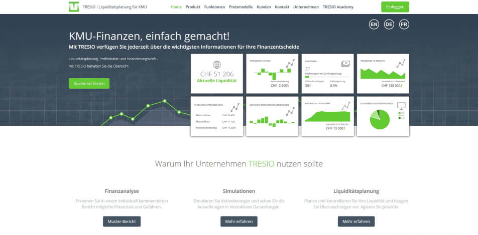 liquiditaetsmanagement tool tresio