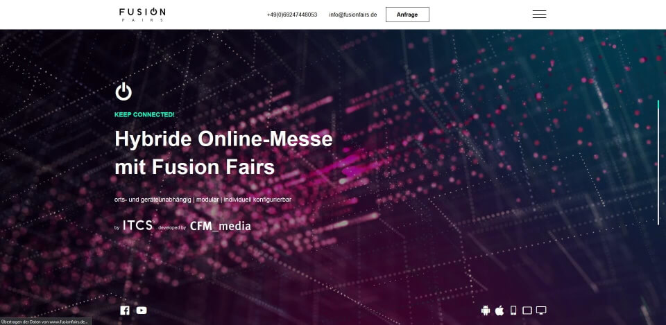 online messe virtuelle messe software Fusion Fairs