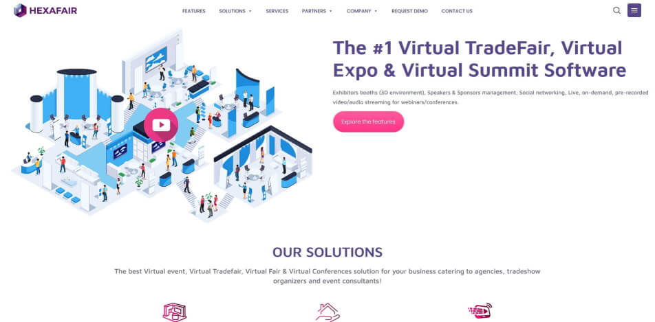 online messe virtuelle messe software Hexafair