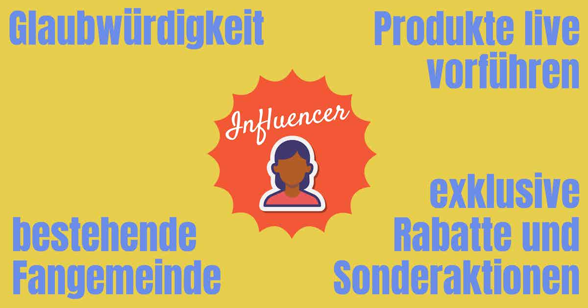 live shopping software influencer