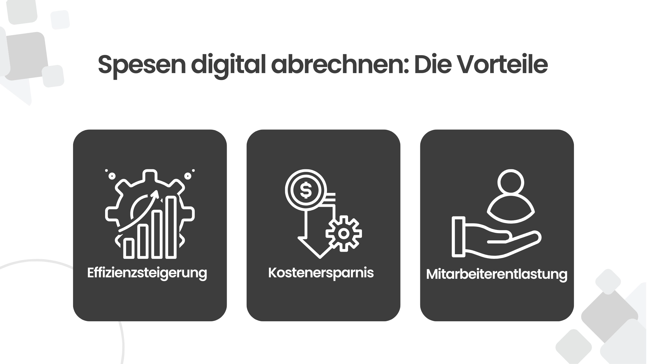Digitale Spesenabrechnung Vorteile