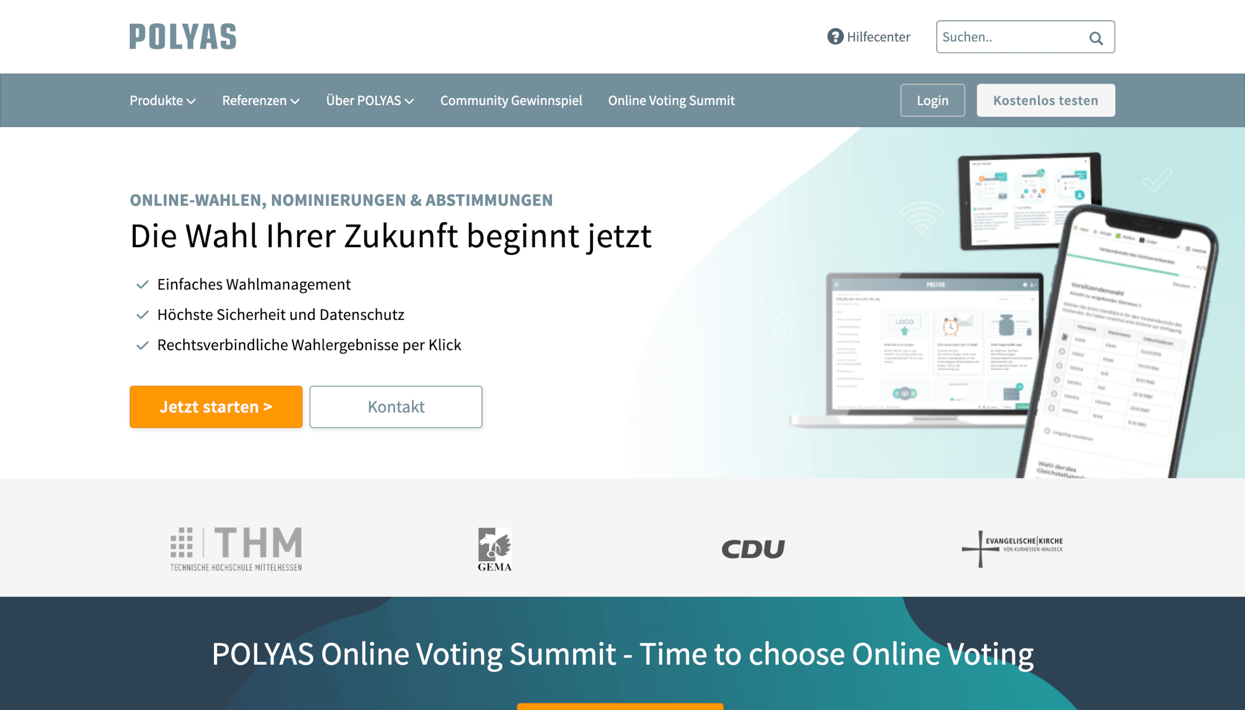 Digitale Wahlen POLYAS