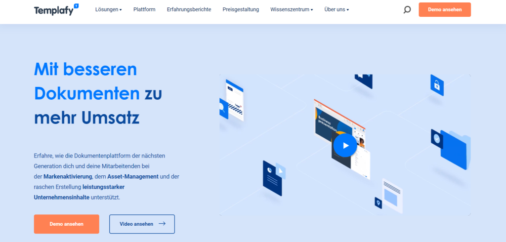 Vertriebsunterlagen Templafy
