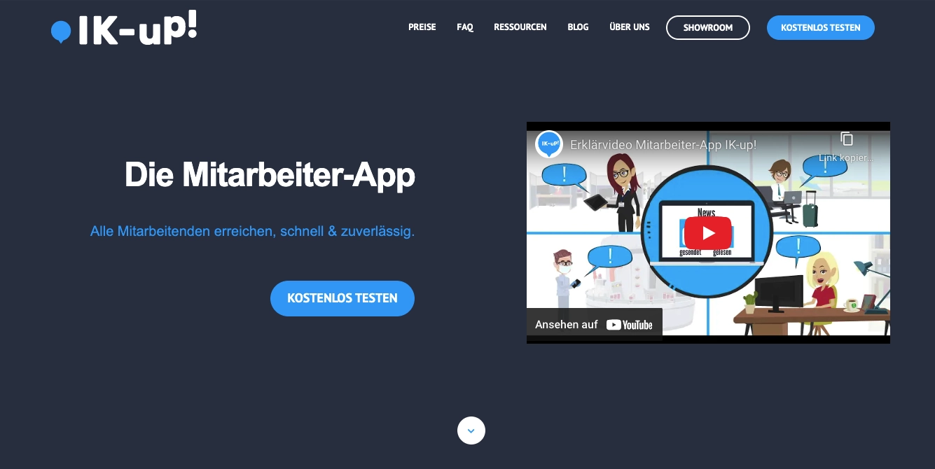Mitarbeiter App Anbieter IK uP