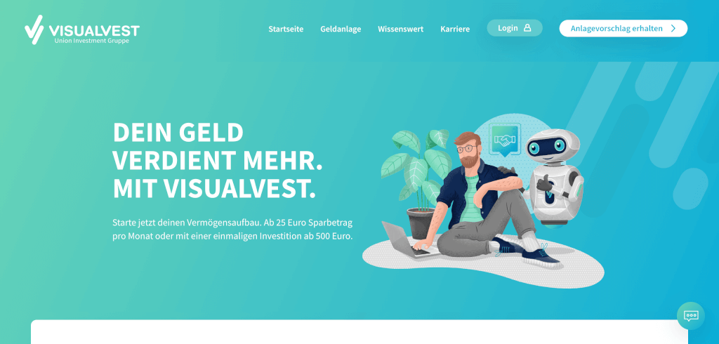 Digitale Altersvorsorge VisualVest