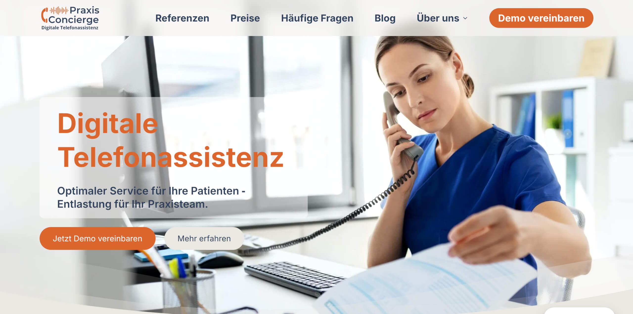 PraxisConcierge KI Telefonassistent fuer Arztpraxis MVZ 07 15 2025 09 13 AM