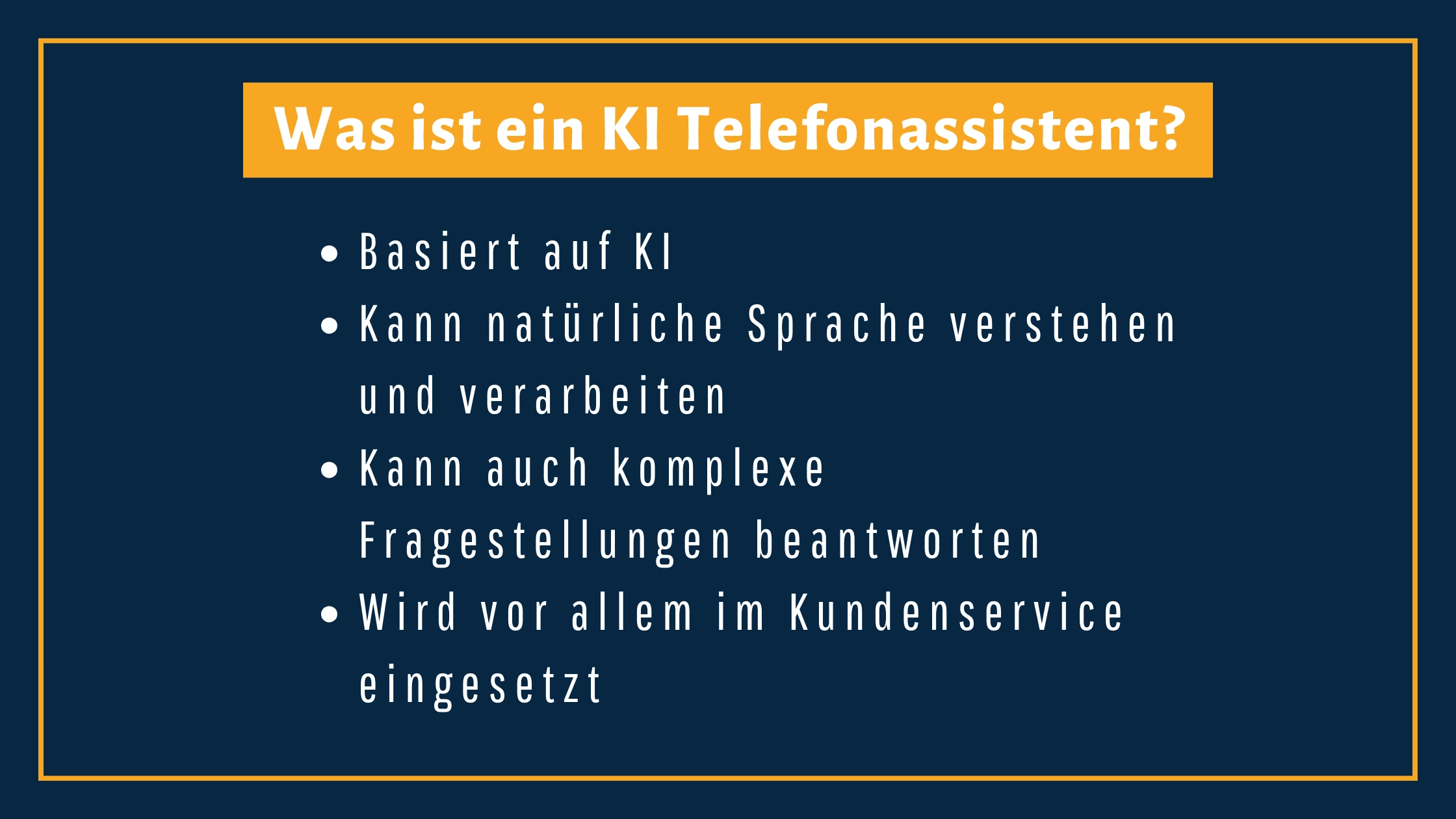 KI Telefonassistent Was ist das