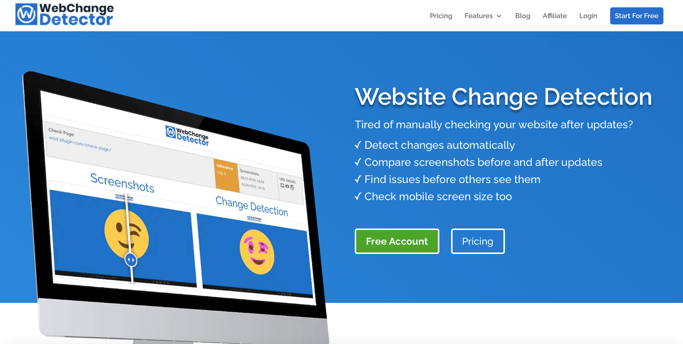 Digitale Produkte Ideen Screenshot Webchange