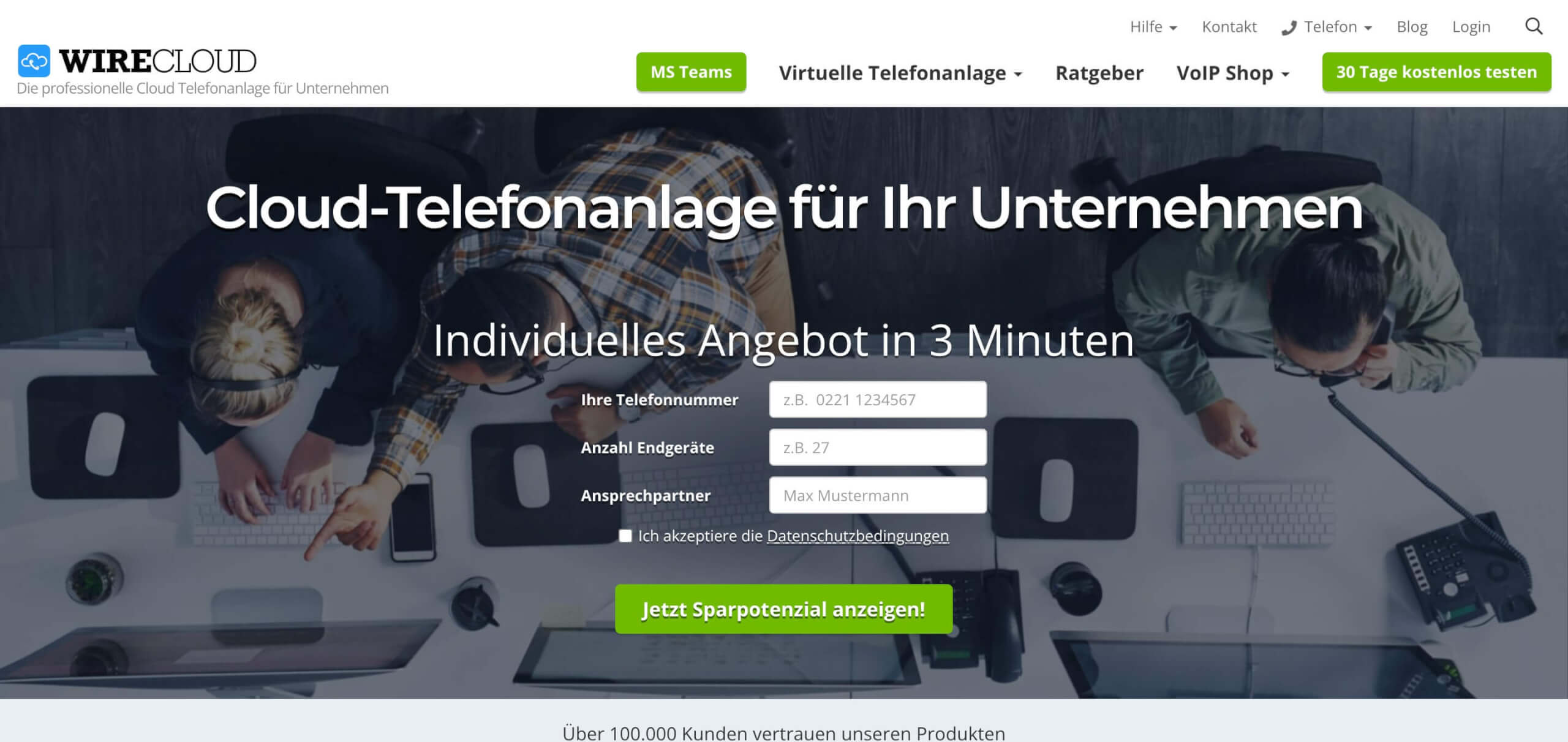 Cloud Telefonanlage B2B Telefonie wirecloud digital affin 1