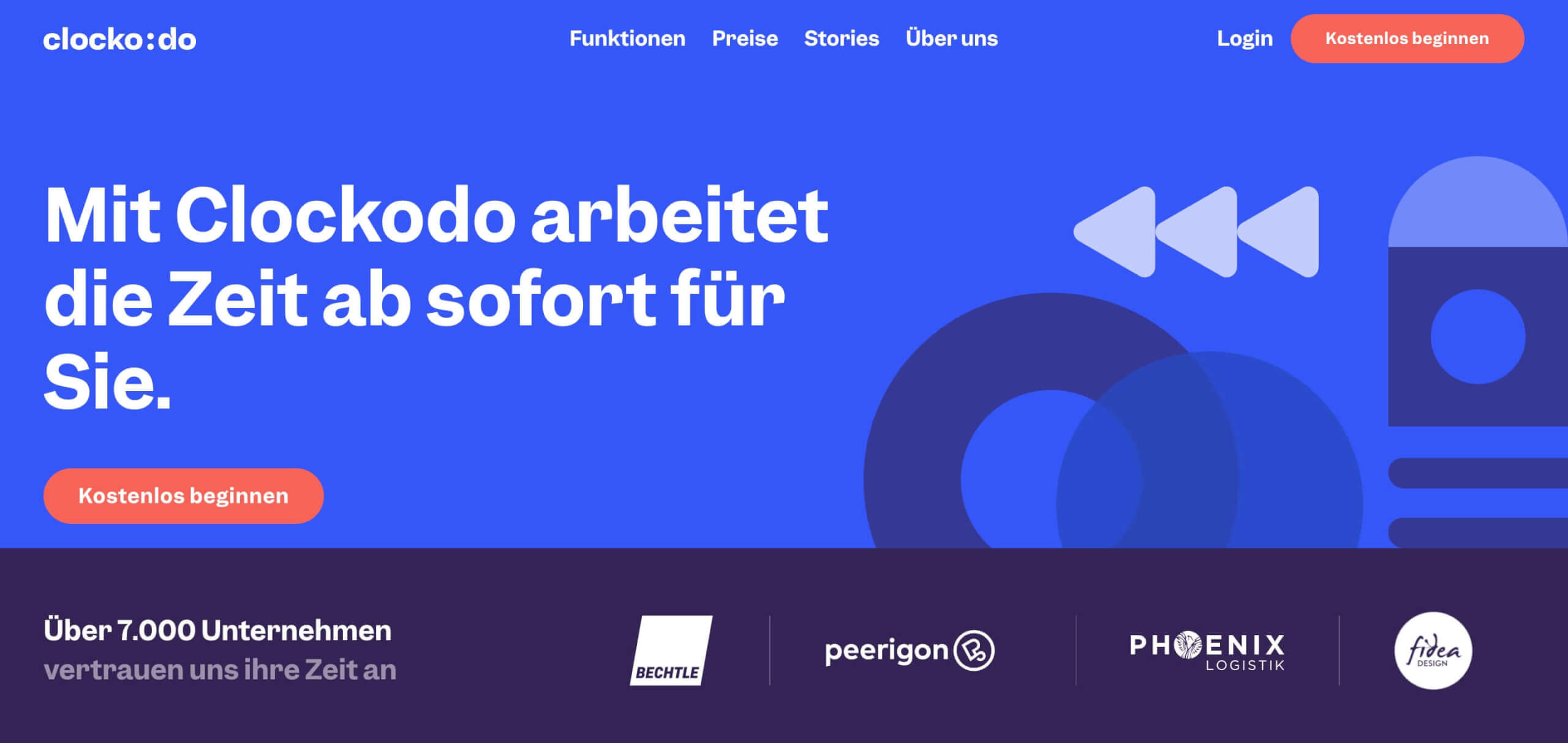 Clockodo Arbeitszeiten und Projektzeiten erfassen 1