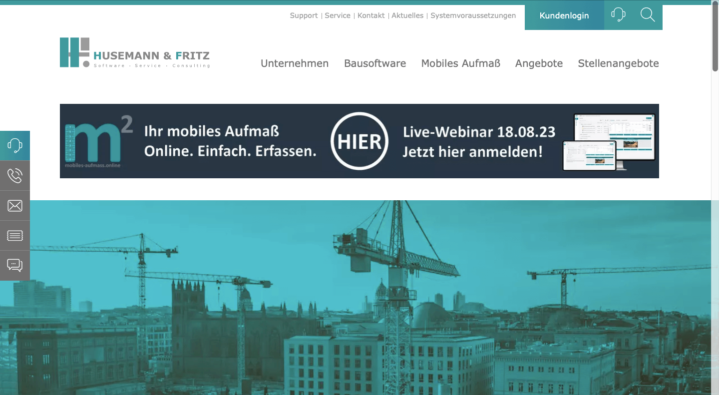 Bausoftware Vergleich Anbieter Husemann
