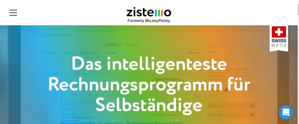 Rechnungsprogramm Selbstaendige zistemo