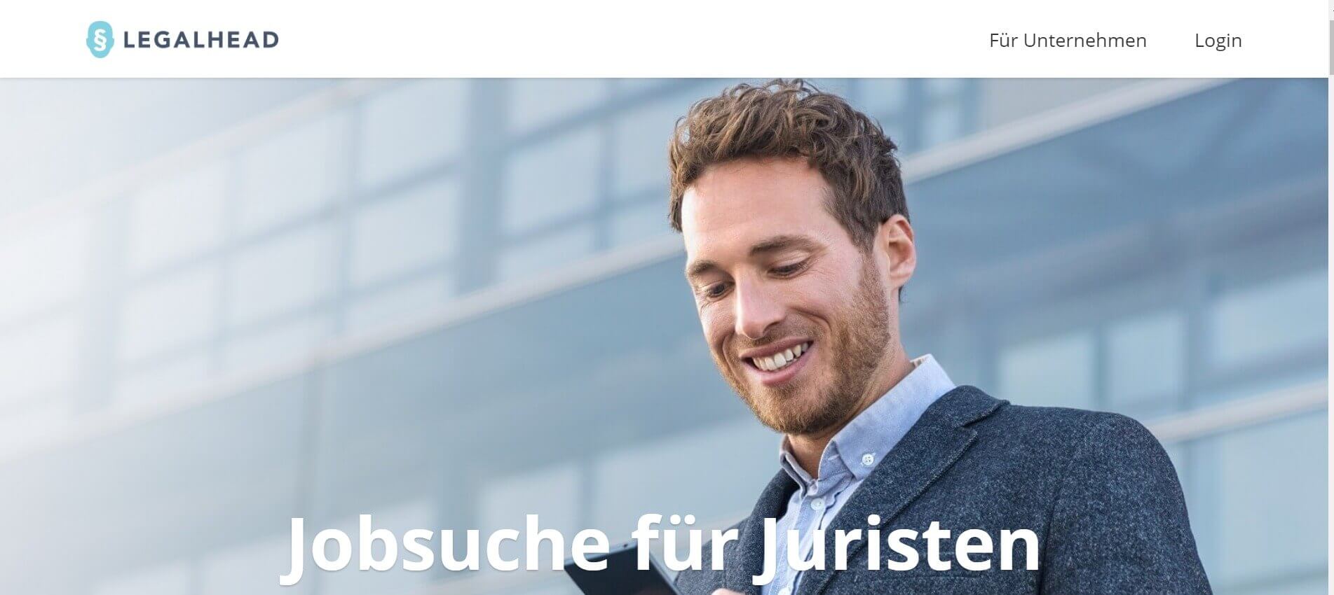 Digitale Bewerbung Legalhead