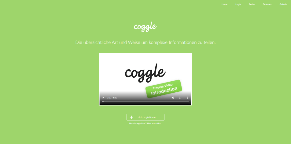 mindmapping tools coggle startseite