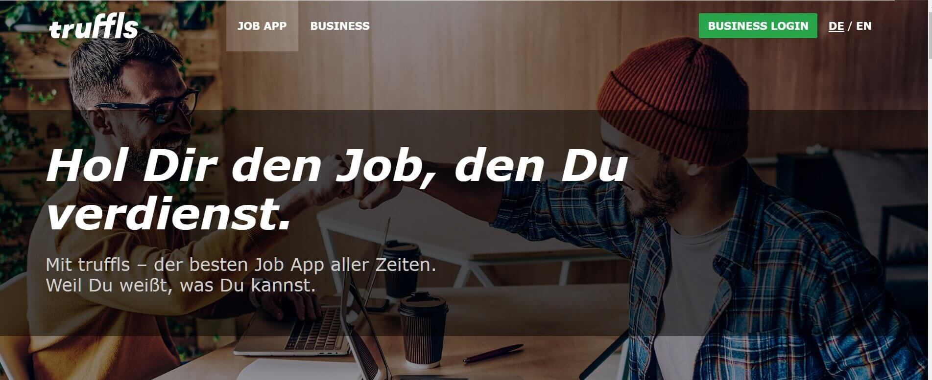 Digitale Bewerbung Truffls