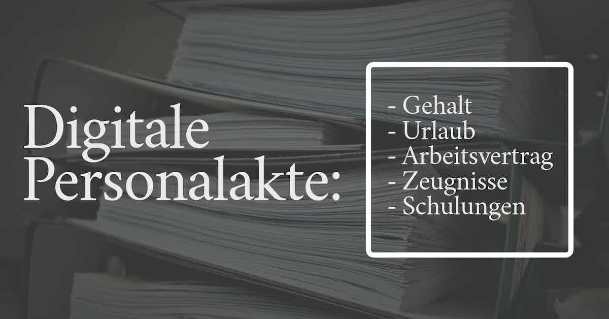 digitale personalakte was