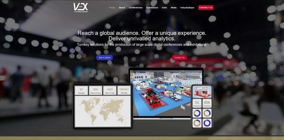 online messe virtuelle messe software v ex