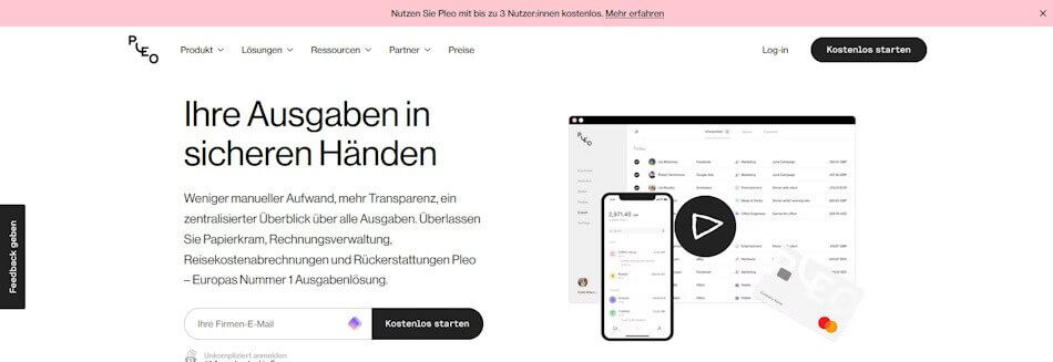 ausgabenmanagement software Pleo