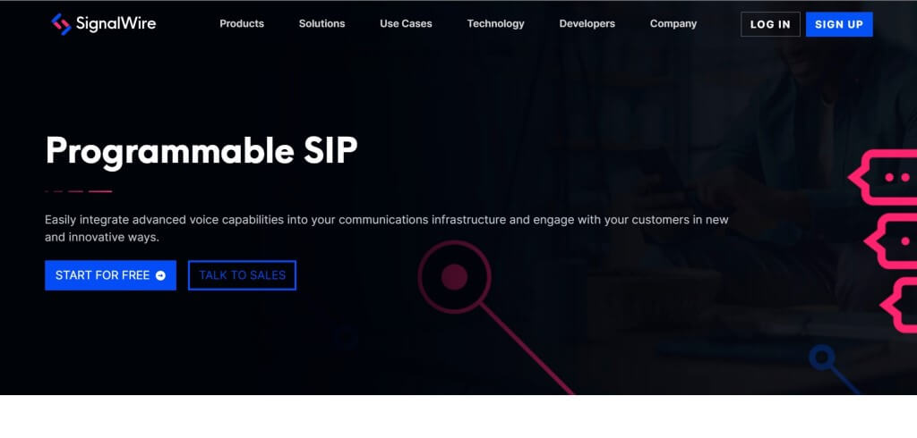 Voicebot Anbieter SignalWire