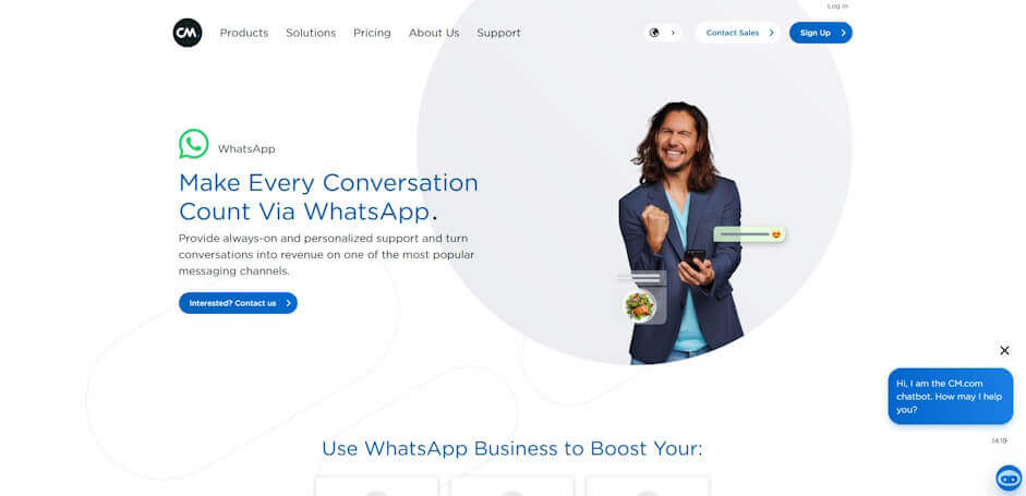whatsapp business api CM