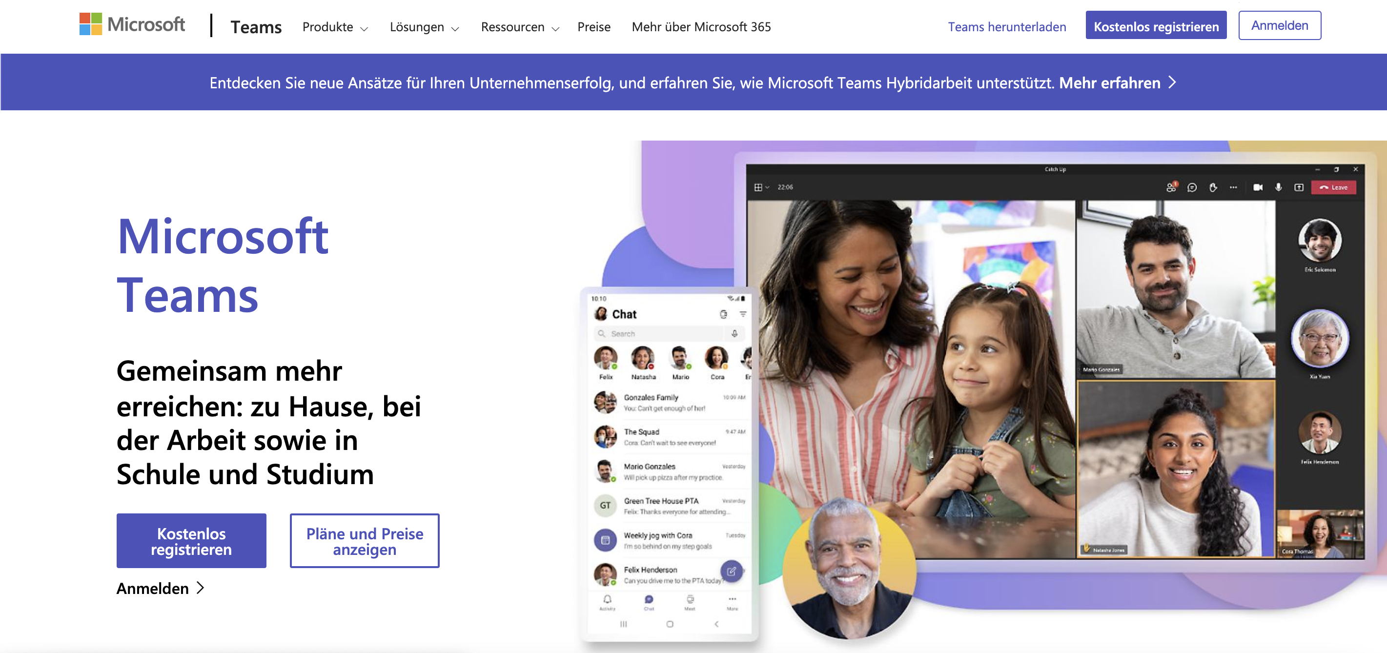 Virtuelles Coworking Anbieter Microsoft Teams