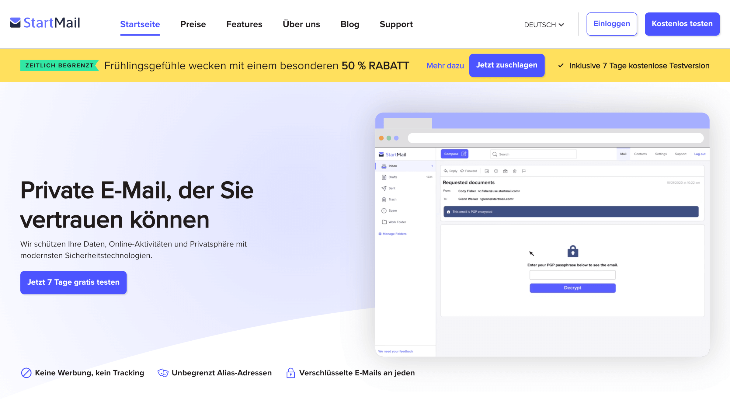 E Mail Verschluesselung StartMail