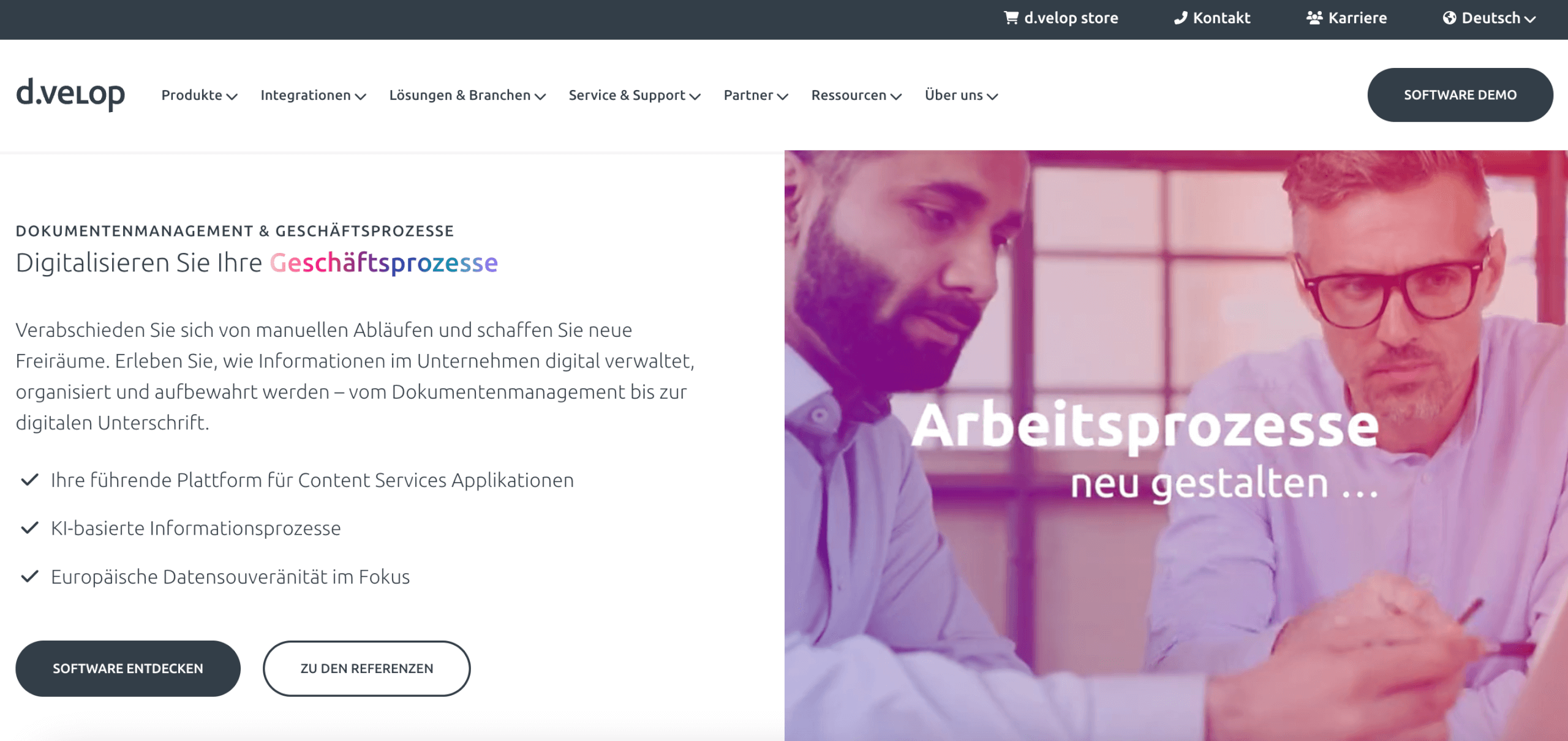 Die beste digitale Vertragsmanagement Software Anbieter dvelop