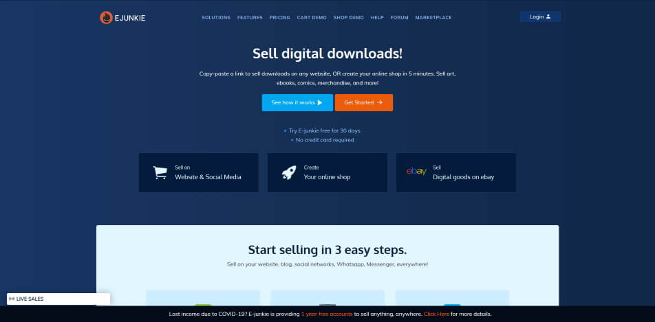 digitale produkte verkaufen plattform e junkie