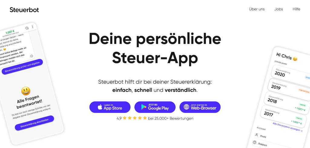 Steuererklaerung Software Steuerbot