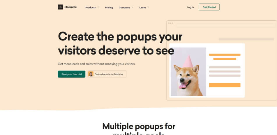 dynamische landingpages dynamische landingpage dynamische landingpage erstellen dynamische webseite dynamische webseite erstellen dynamische webseite beispiel dynamische webseite html Sleeknote