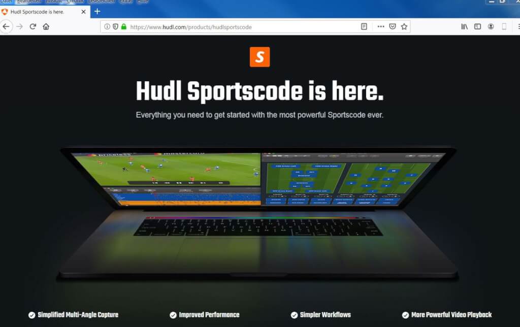 Videoanalyse Fussball hudl screenshot