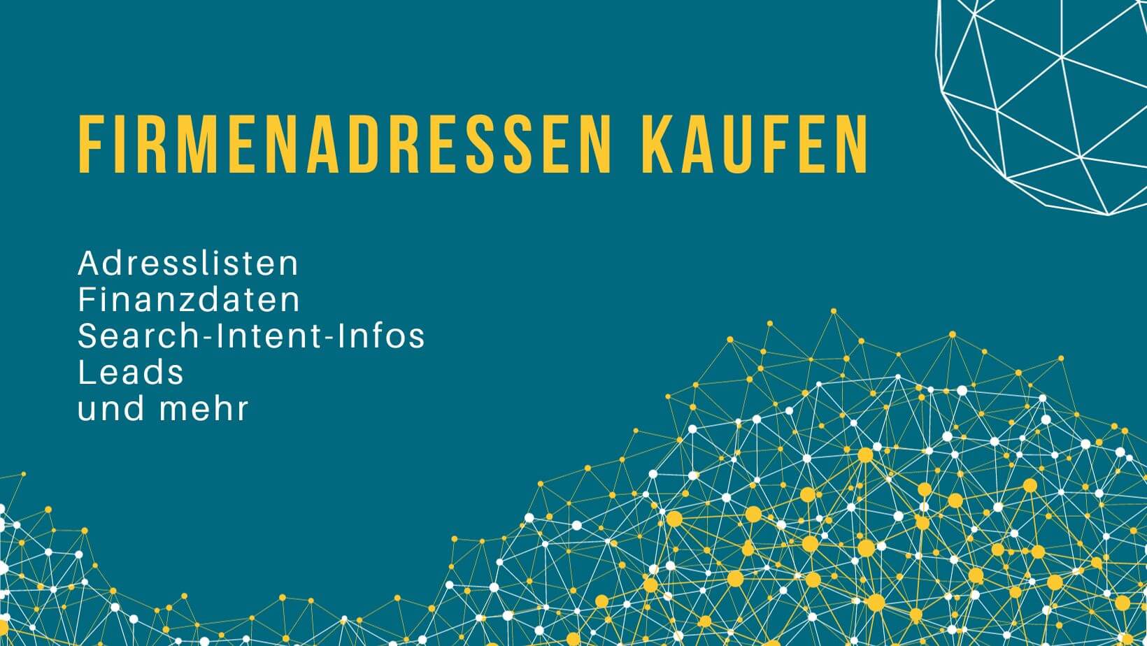 Firmenadressen kaufen bei B2B Datenbank