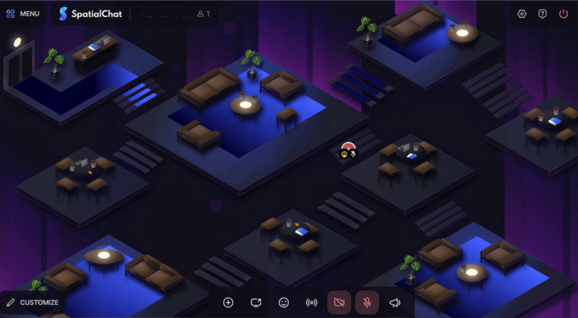 SpatialChat Screenshot