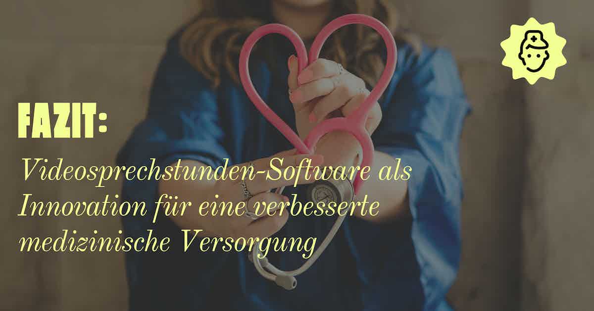 videosprechstunde software fazit