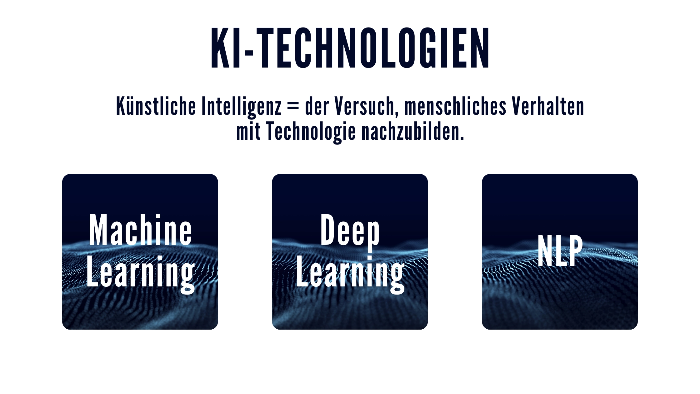 KI im Marketing Technologien