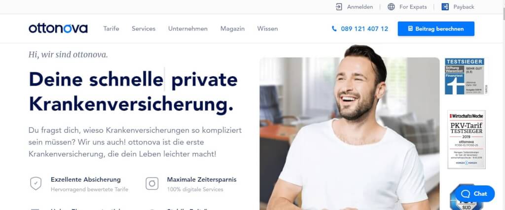 Arzt Online ottonova