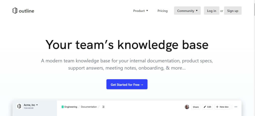 Knowledge Base Software Outline