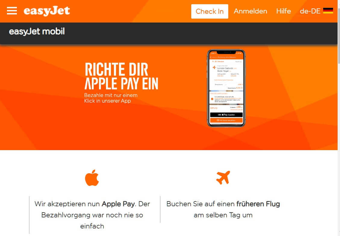 Check in App easyJet