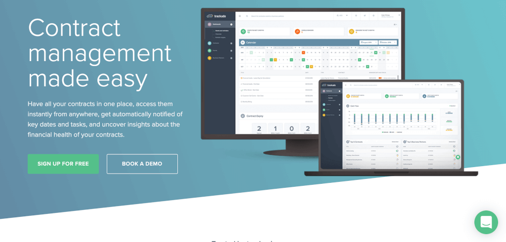 Digitales Vertragsmanagement Trackado 1