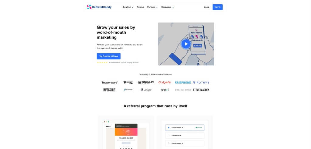 Kunden werben Kunden Programm aufsetzen Referralcandy