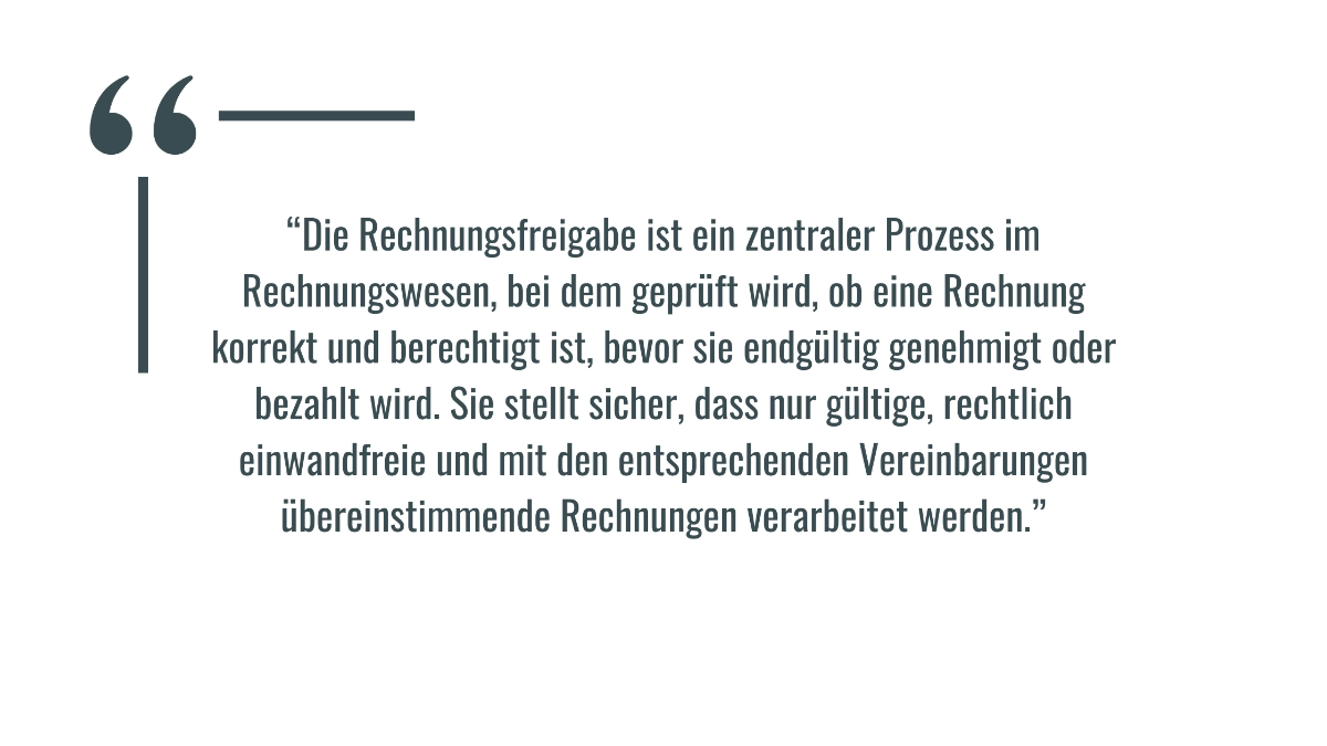 Digitale Rechnungsfreigabe Was ist das