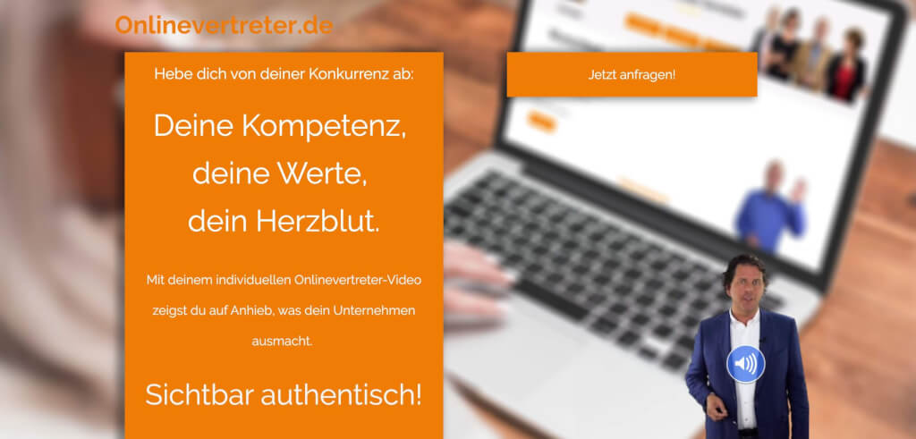 Onlinevertreter de Video Widget