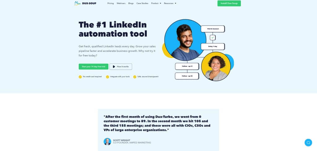 LinkedIn Automation Tools duxsoup