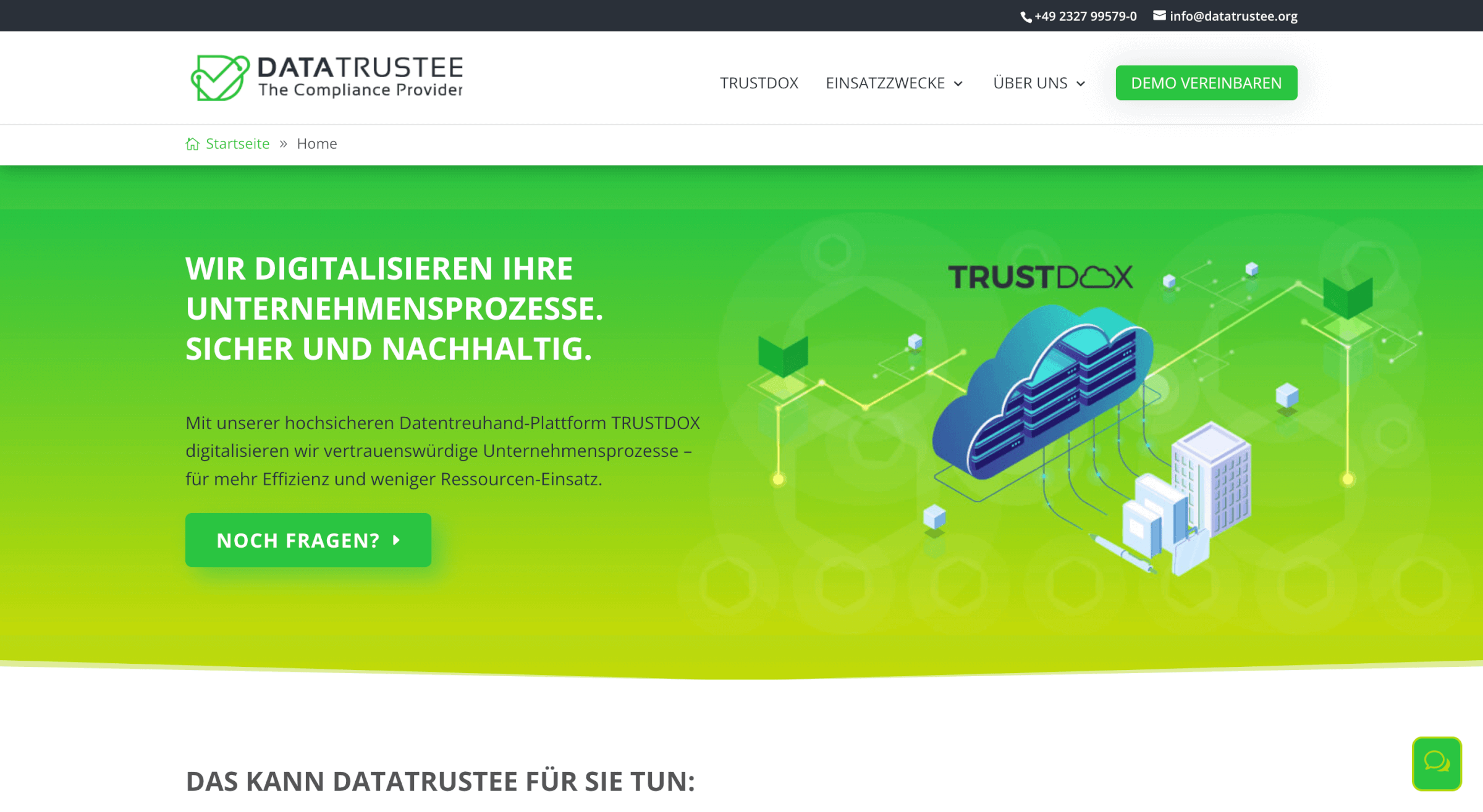 DATATRUSTEE Digitale Lohnabrechnung