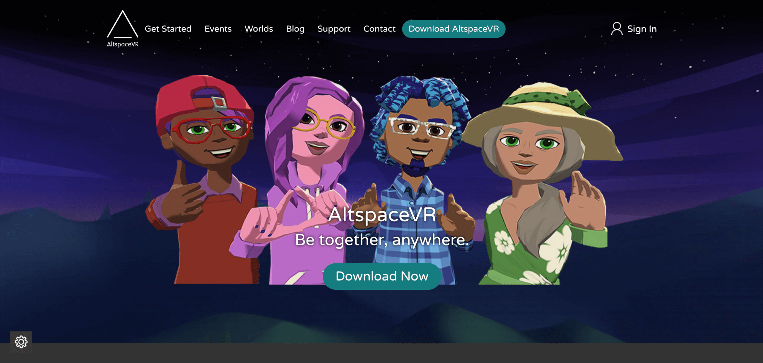 Virtuelles Coworking Anbieter Altspace VR