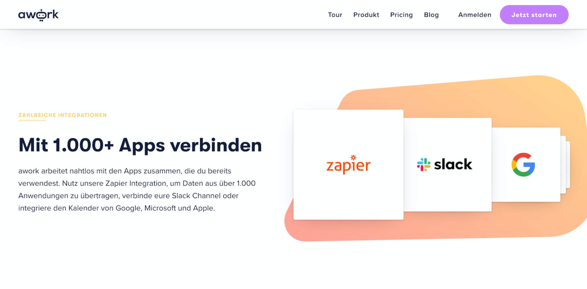 awork integrationen   mehr produktivitaet