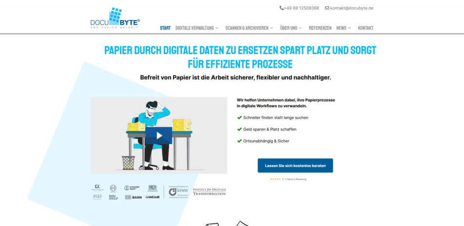 digitaler rechnungseingang Docubyte