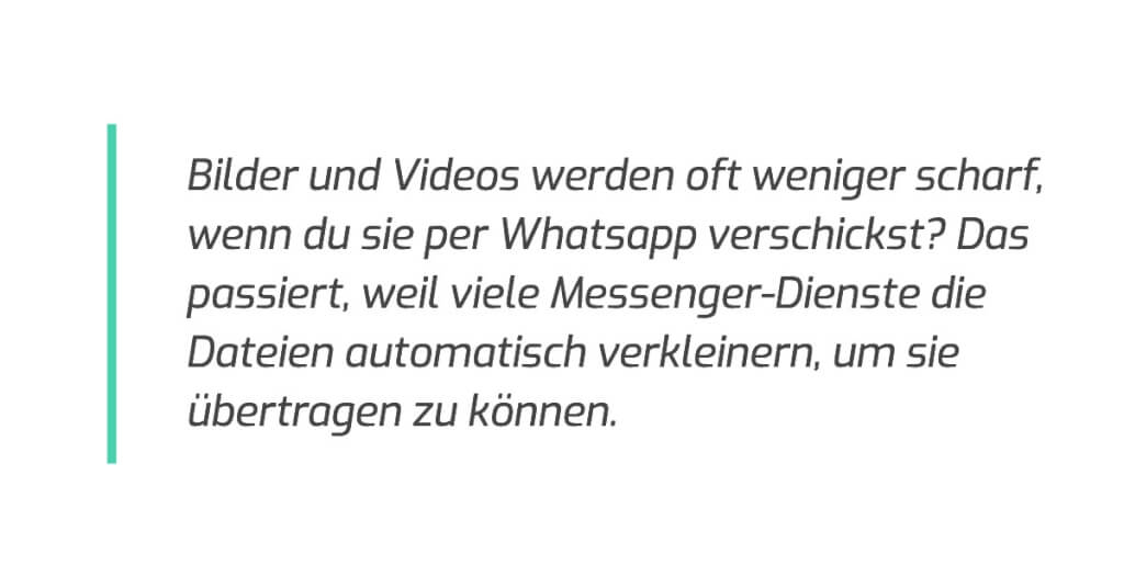 Grosse Dateien verschicken Zitat 3