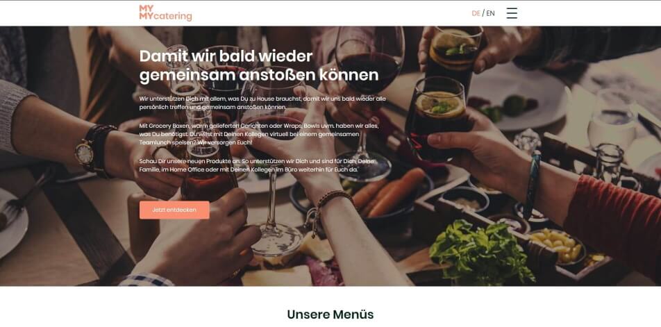 online kantine online catering mymycatering